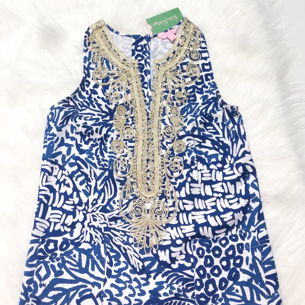 Lilly Pulitzer Carlotta Stretch Shift NWT 0 - Picture 2 of 8